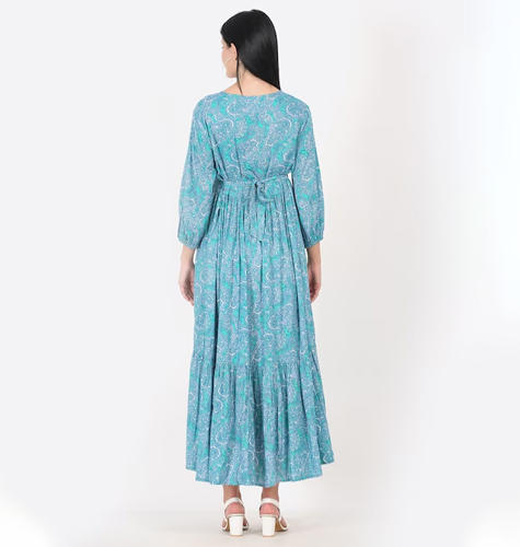 Floral Maternity Maxi Maxi Dress